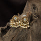 Classic Floral Antique Stud with Intricate Petal Detailing