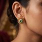 Floral Sunburst Stud With Layered Petal Detailing
