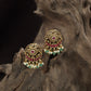 Disc Stud With Pierced Detailing And Beaded Fringe Movement
