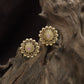 Classic Rosette Antique Stud With Intricate Petal Arrangement