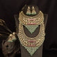 Lakshmi Antique Combo Set with Repeating Scrollwork and Drop Details