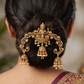 Sculpted Lakshmi Antique Arch with Decorative Hanging Bells
