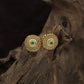 Circular Antique Stud with Intricate Rosette Detailing