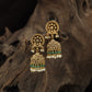 Antique Jumka Featuring Radiant Flower Centres and Beaded Fringe