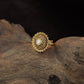 Fine Curved Scrollwork and Petal Detailing in an Antique Finger Ring