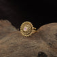 Fine Curved Scrollwork and Petal Detailing in an Antique Finger Ring
