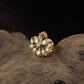Peacock Antique Finger Ring with Intricate Feather Detailing and Ornate Centre