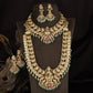 Antique Combo Set with Lakshmi Pendants and Intricate Coin Detailing