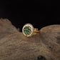 Floral Rosette Antique Finger Ring with Circular Pearl Border and Detailed Centre