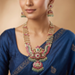Bridal Peacock Jadau Beads Long Haara Set