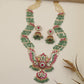Bridal Peacock Jadau Beads Long Haara Set