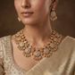 Bridal Kundan Jadau Necklace Set with Lakshmi