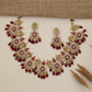 Bridal Kundan Jadau Necklace Set with Lakshmi