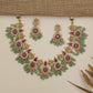 Bridal Kundan Jadau Necklace Set with Lakshmi