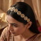 Floral Jadau Shishphul with Symmetrical Round Elements