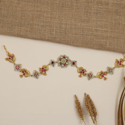 Jadau Blossom Shishphul with Circular Centre