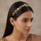 Jadau Blossom Shishphul with Circular Centre