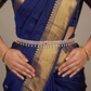 GJ Leafwork Waist Belt with Pearl Fringe