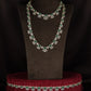 GJ Floral Necklace Waist Belt Combo Set