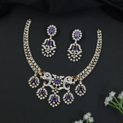 GJ Ganesha Necklace Set with Bell Pendants