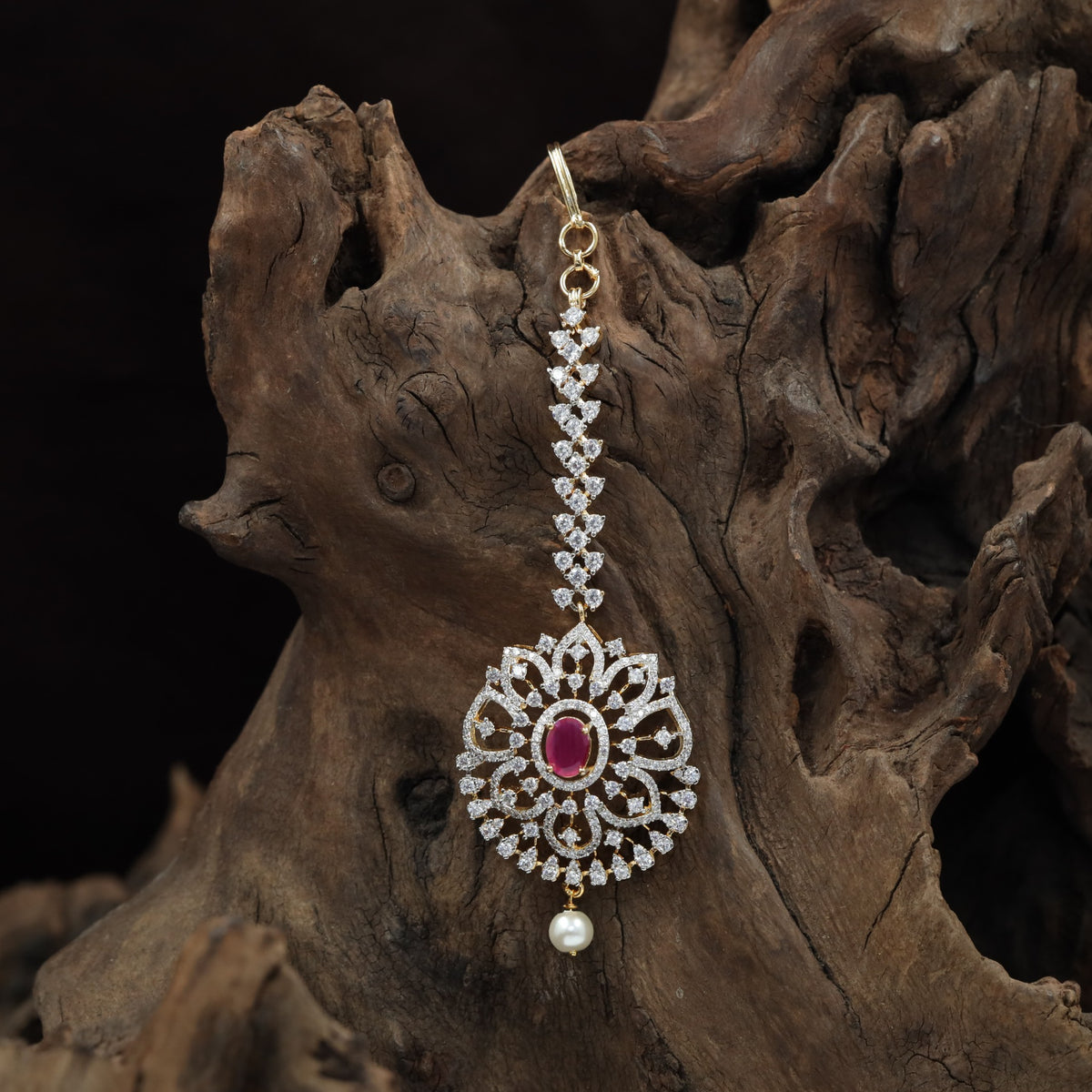 GJ Floral Tikka with Oval Centre