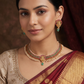 Jadau Lakshmi Choker Set with Floral Links