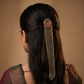 Festive Jadau Long Jade with Round Centrepiece