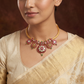 Jadau Rosette Necklace with Circular Medallions