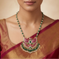 Reversible Jadau Beads Chain with Winged Pendant