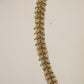 Lakshmi Antique Long Jade with Ornate Medallion and Floral Links