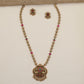 Heritage Peacock Antique Chain with Ornamental Centre Pendant and Repeating Floral Links
