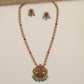 Heritage Peacock Antique Chain with Ornamental Centre Pendant and Repeating Floral Links