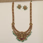 Antique Long Haara Showcasing Sculpted Linkwork, Lakshmi Detailing and Decorative Drops