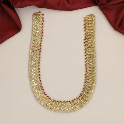 Antique Long Haara with Continuous Coin Link Construction