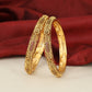 Antique Bangles with Floral Rosettes, Scrollwork and Intricate Granulated Detailing