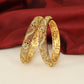 Antique Bangles with Repeated Rosette Details, Scrollwork and Fine Textured Borders