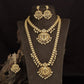 Floral Antique Combo Set with ornate pendants and bead detailing