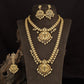 Floral Antique Combo Set with ornate pendants and bead detailing