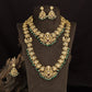Lakshmi Floral Antique Combo Set with ornate pendants and intricate linkwork