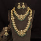 Lakshmi Floral Antique Combo Set with ornate pendants and intricate linkwork