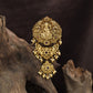 Classic Lakshmi Antique Jade Bille with curved scrolls and suspended beadwork