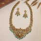 Antique Lakshmi Long Haara Set with Oval Medallion Links