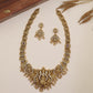 Antique Necklace with Lakshmi Centrepiece, Medallion Links and Decorative Drops