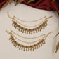 Antique Mati with Twin Pearl Strands & Circular Floral Links