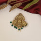 Traditional Lakshmi Antique Jade Bille with sculpted arches and clustered bead drops