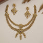 Antique Double-Row Necklace with Circular Linkwork and Framed Centre