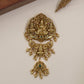 Lakshmi Jada Bille with Three-Part Pendant Composition and Sculptural Peacock Work