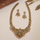 Antique Necklace with Lakshmi Centrepiece, Medallion Links and Decorative Drops
