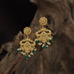 Sculpted Floral Antique Hangings with openwork detailing and pearl drops