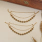 Traditional Matis Adorned With Circular Linkwork And Pearl Accents